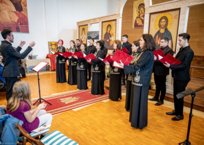 Chanteurs et chef d'orchestre