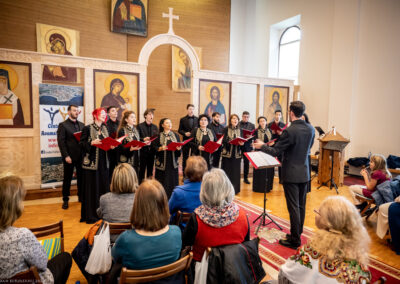 Chanteurs et chef d'orchestre